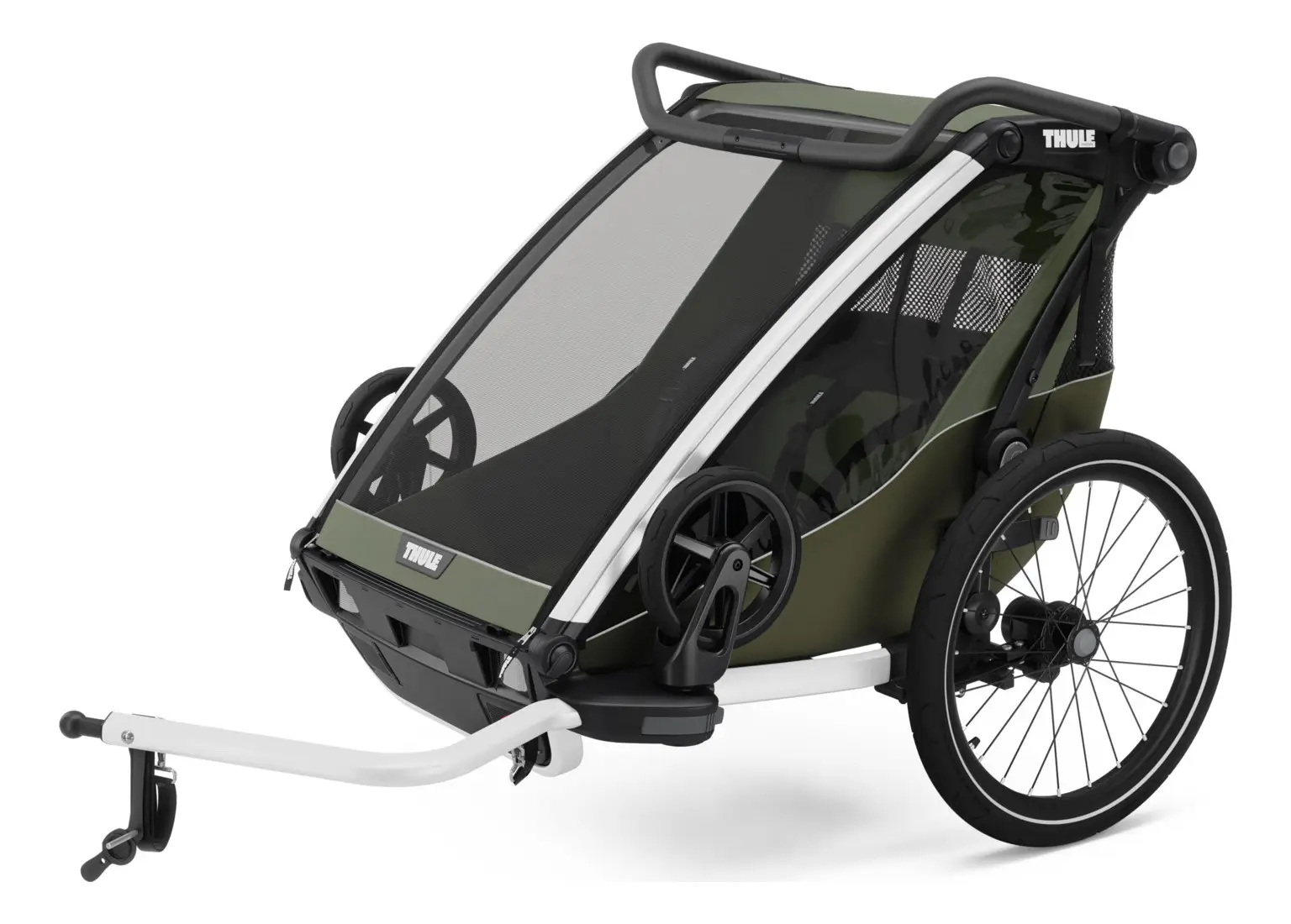thule chariot lite double vintage green 1